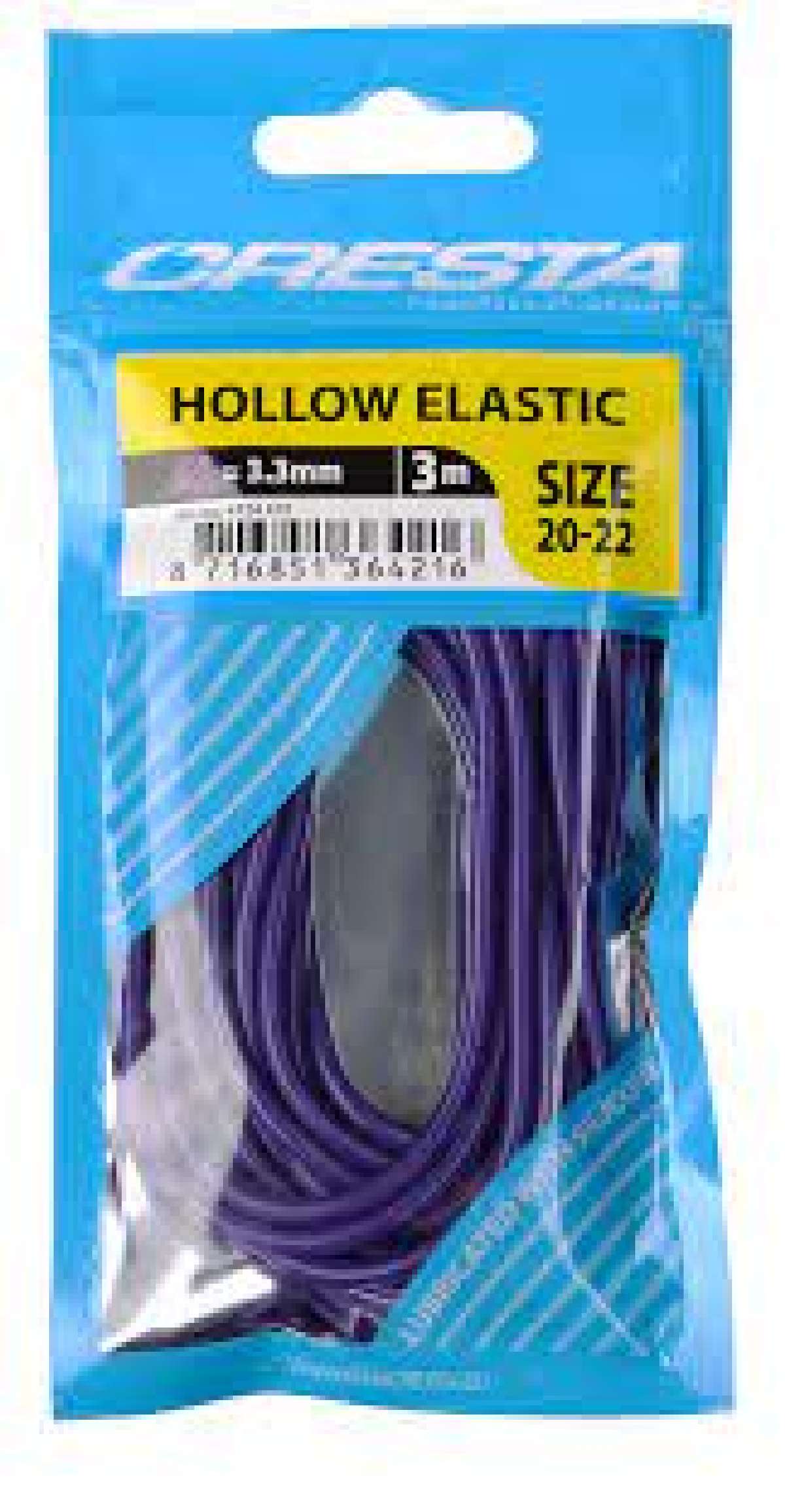 Cresta Hollow Elastic 3.3 mm  3 m Purple