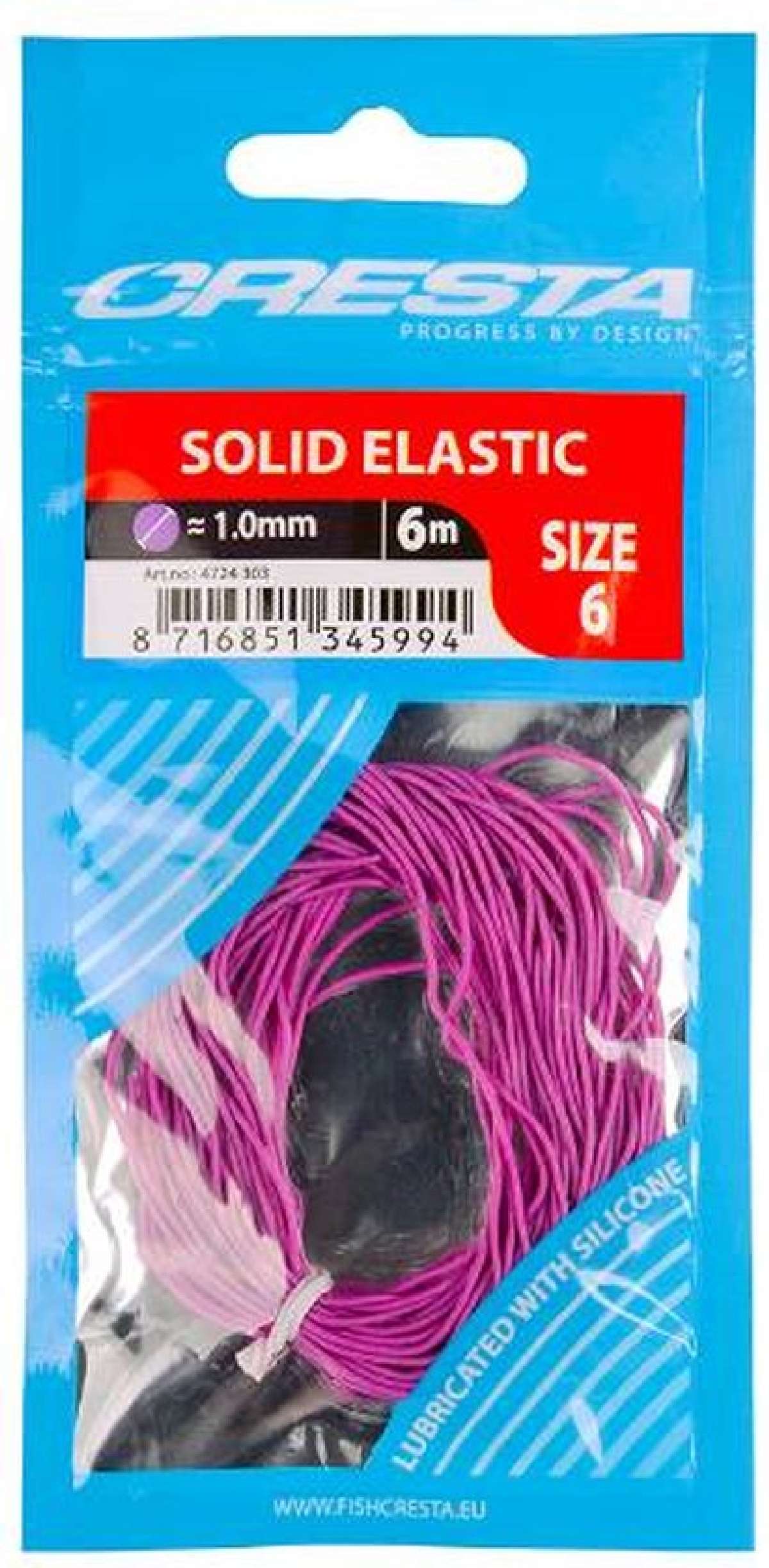 Cresta Hollow Elastic 3.5 mm  3 m Pink