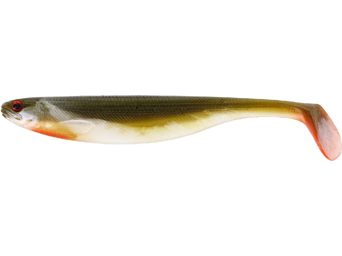 Esca In Gomma Westin Shad Teez Slim 14cm – Color Crazy Firetiger, Per Pesca A Spinning E Verticale