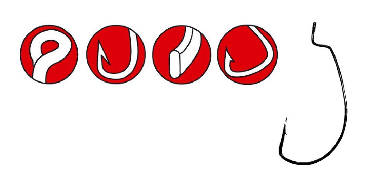 Gamakatsu Hook Worm Offset Ewg Size 2 6 st Gamakatsu Hook Worm Offset Ewg Size 2 6 st