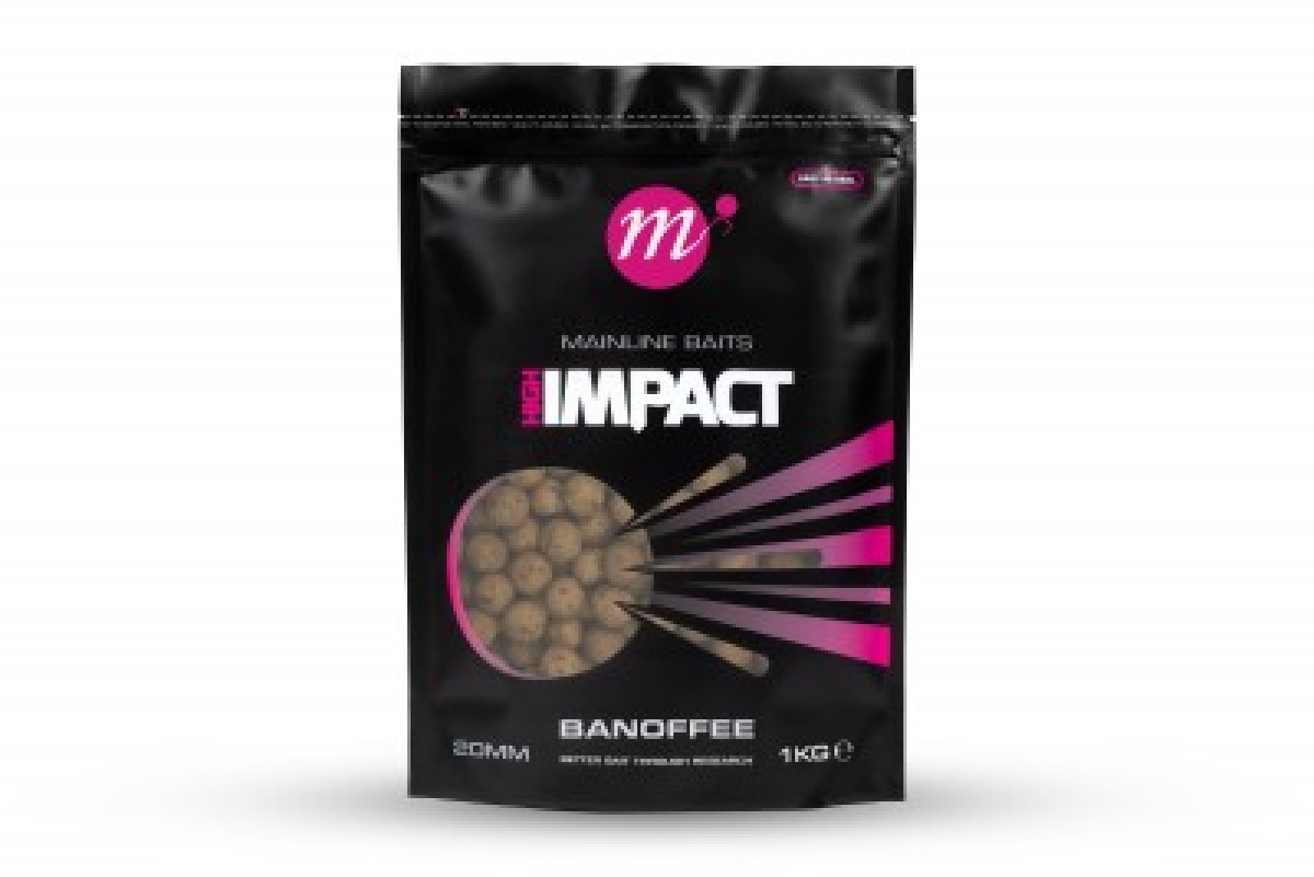 Mainline High Impact Boilies Banoffee 20mm 1kg