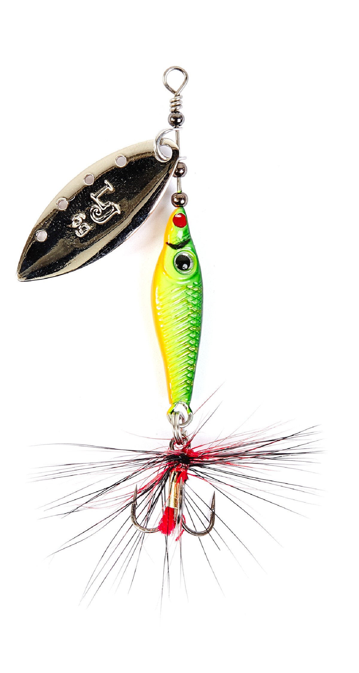Lucky John Train Blade Round Spinner 008 18Gr