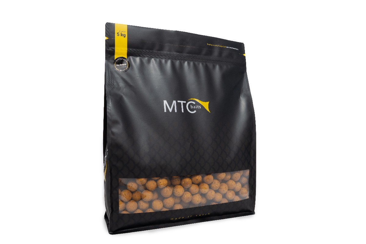 MTC Baits Big Banana Boilies 24mm 50kg MTC Baits Big Banana Boilies 24mm 50kg