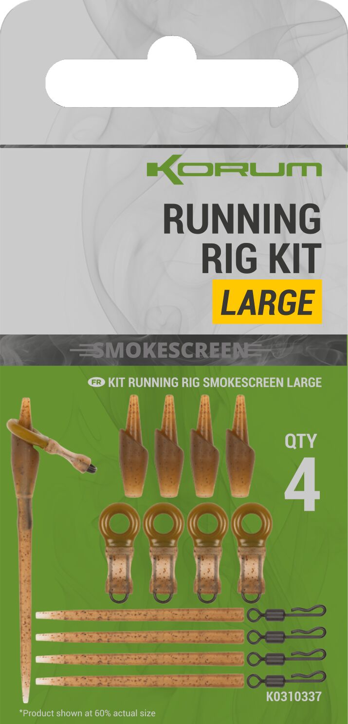 Korum Smokescreen Running Rig Kit Large