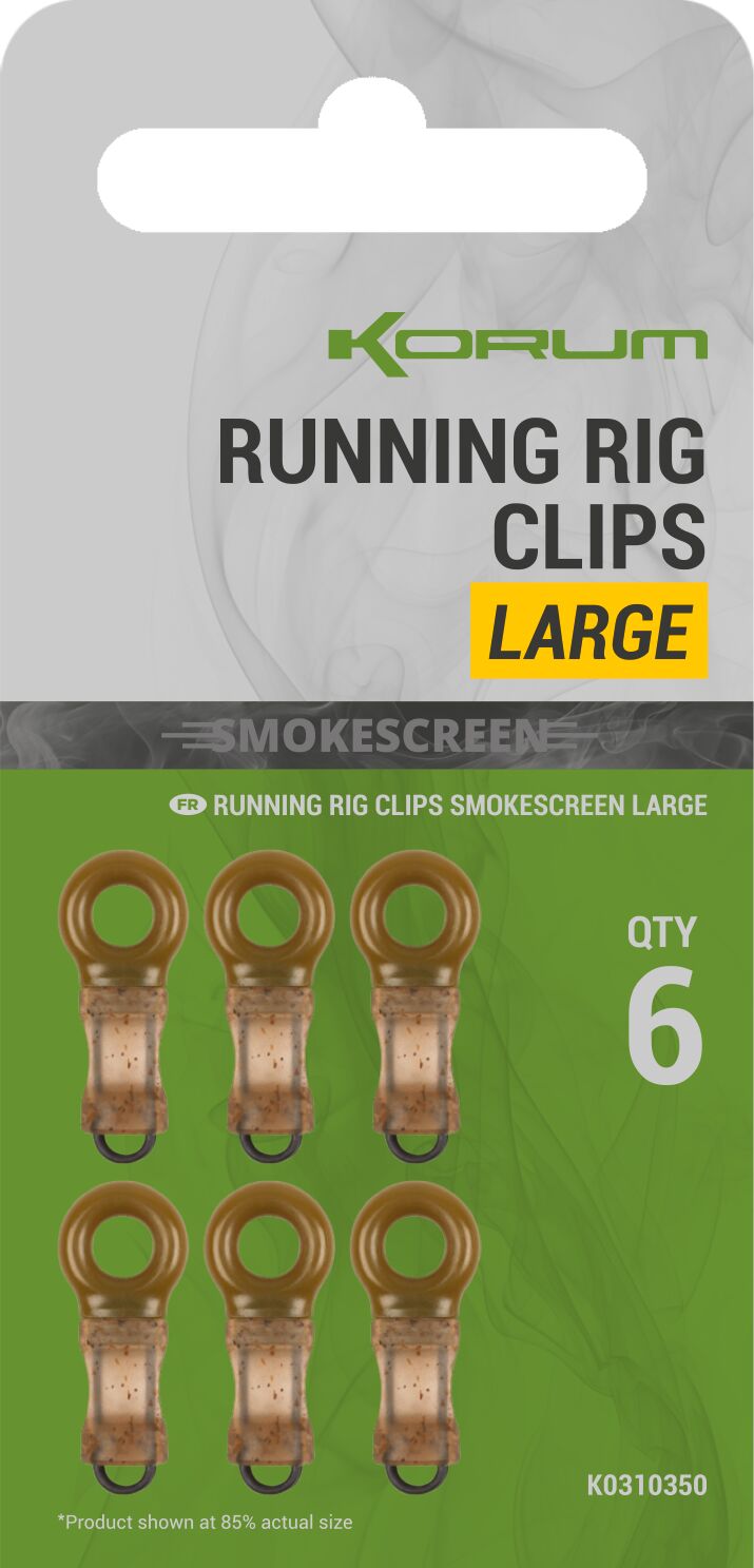 Korum Smokescreen Running Rig Clips Large