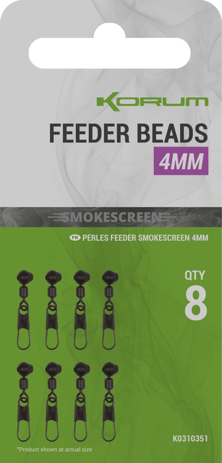 Korum Smokescreen Feeder Beads 4mm