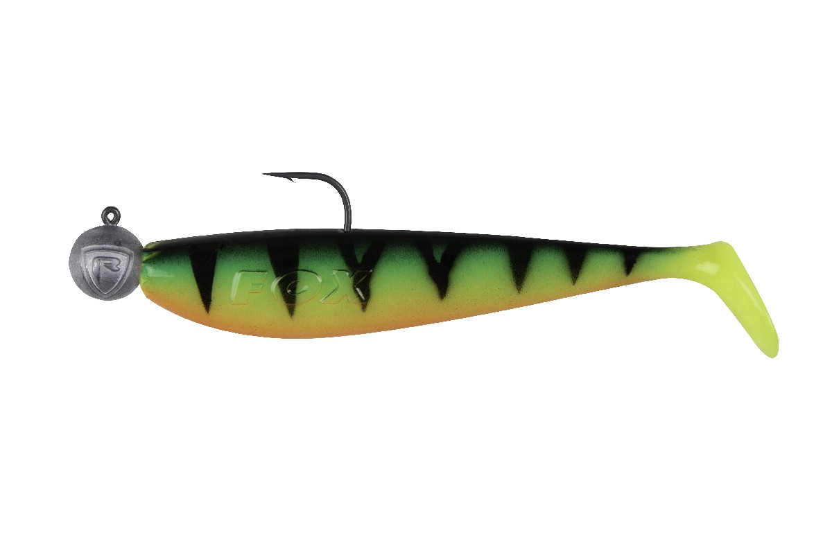 Fox Rage Loaded Zander Pro Shad 7.5cm UV Firetiger 1/0 5 gr