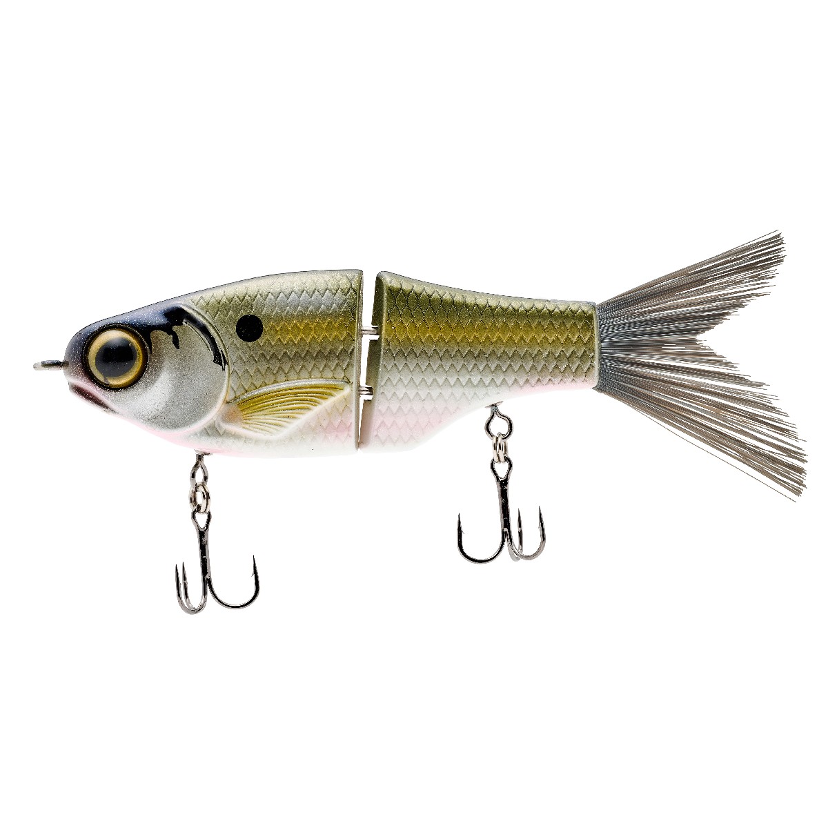 Spro KGB Lil Guy Shad 120 Platinum Shad Spro KGB Lil Guy Shad 120 Platinum Shad