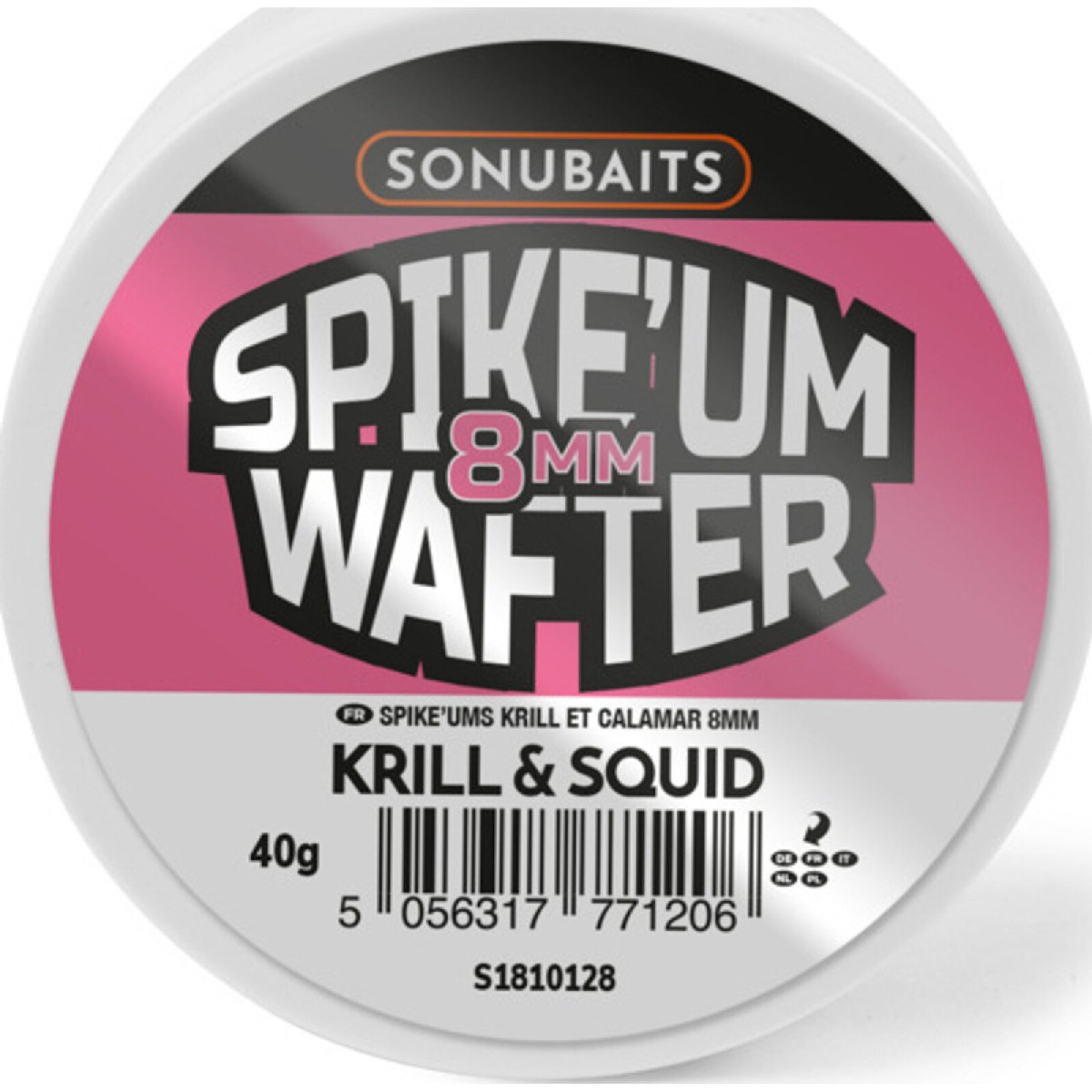 Sonubaits Spike'Um Wafters 8mm Krill & Squid Sonubaits Spike'Um Wafters 8mm Krill & Squid