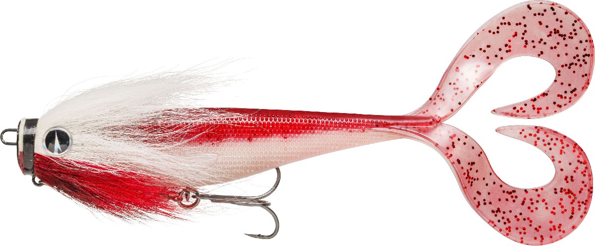 Rapala Pre-Rigged Soft Olio + Mustache 20cm Ghost - GH Rapala Pre-Rigged Soft Olio + Mustache 20cm Ghost - GH