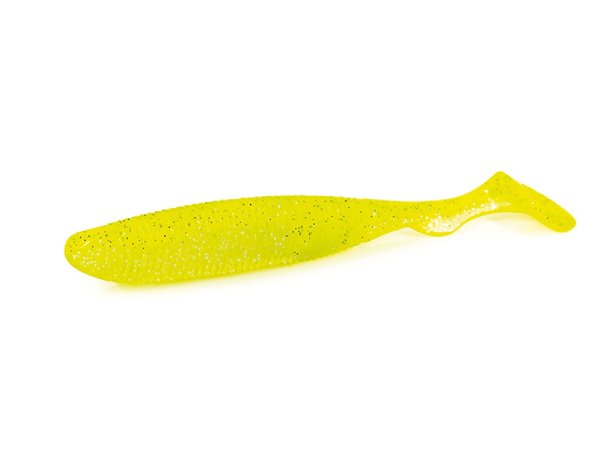 Molix RA Shad Flat 10cm 5st. Chartreuse Wakasagi