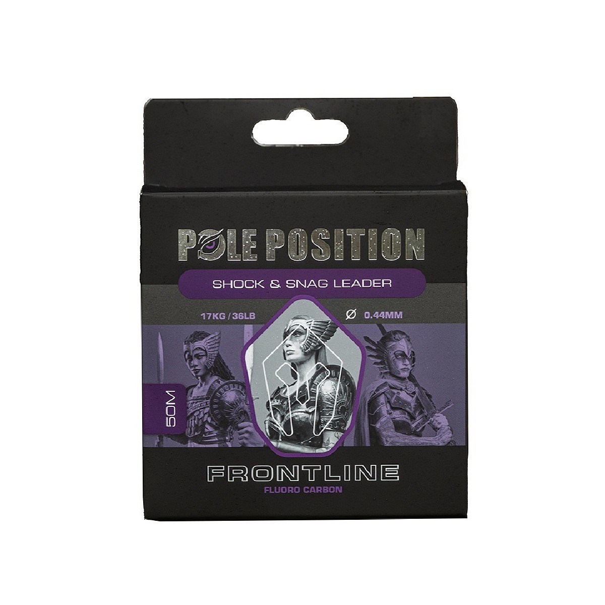 PolePosition Shock & Snag Leader Frontline Fluoro Carbon  36lb 0,44mm 50m