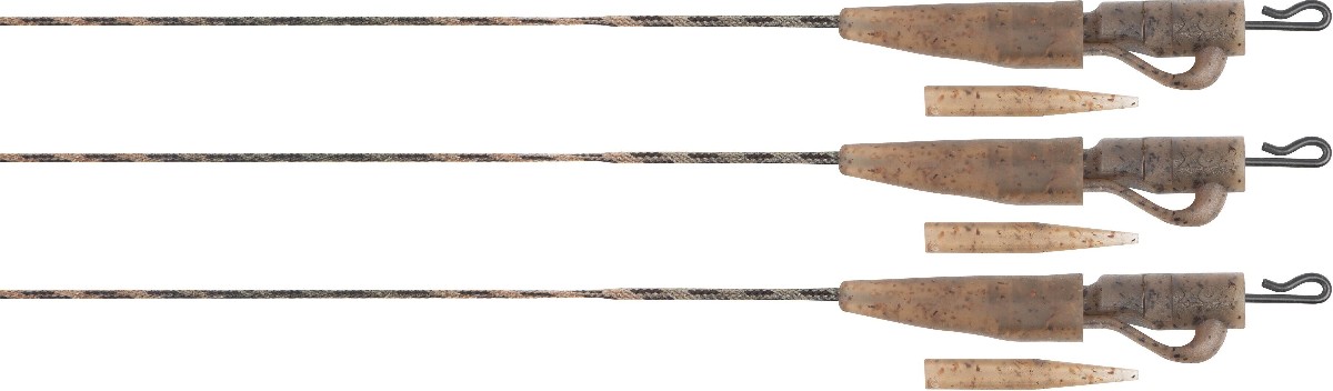 Fox Edges Camo Submerge Lead Clip Leaders 30lb 3st.