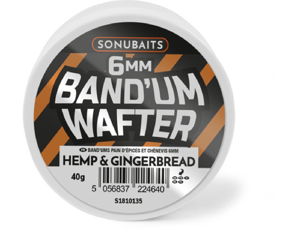 Sonubaits Band'um Wafter 6mm Hemp & Gingerbread Sonubaits Band'um Wafter 6mm Hemp & Gingerbread