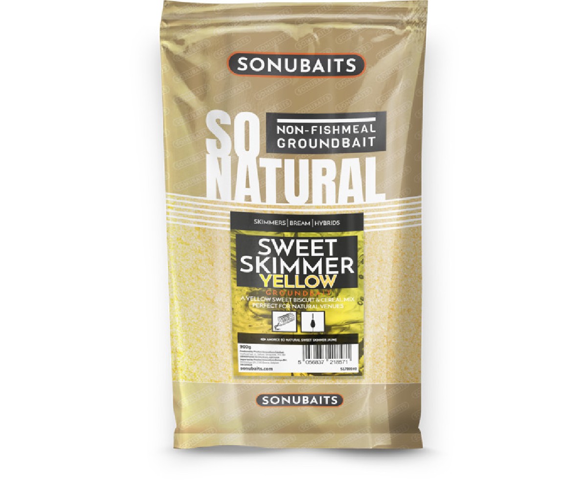Sonubaits So Natural Sweet Skimmer Yellow 1kg Sonubaits So Natural Sweet Skimmer Yellow 1kg