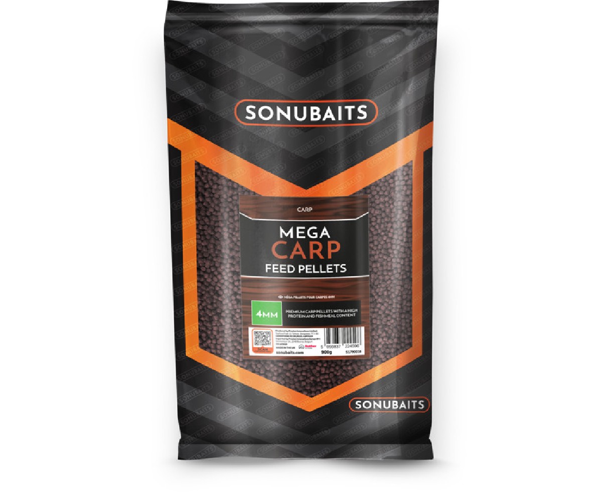 Sonubaits Mega Carp Feed Pellets 4mm  900gr