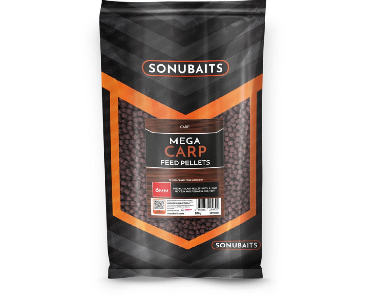 Sonubaits Mega Carp Feed Pellets 6mm 900gr