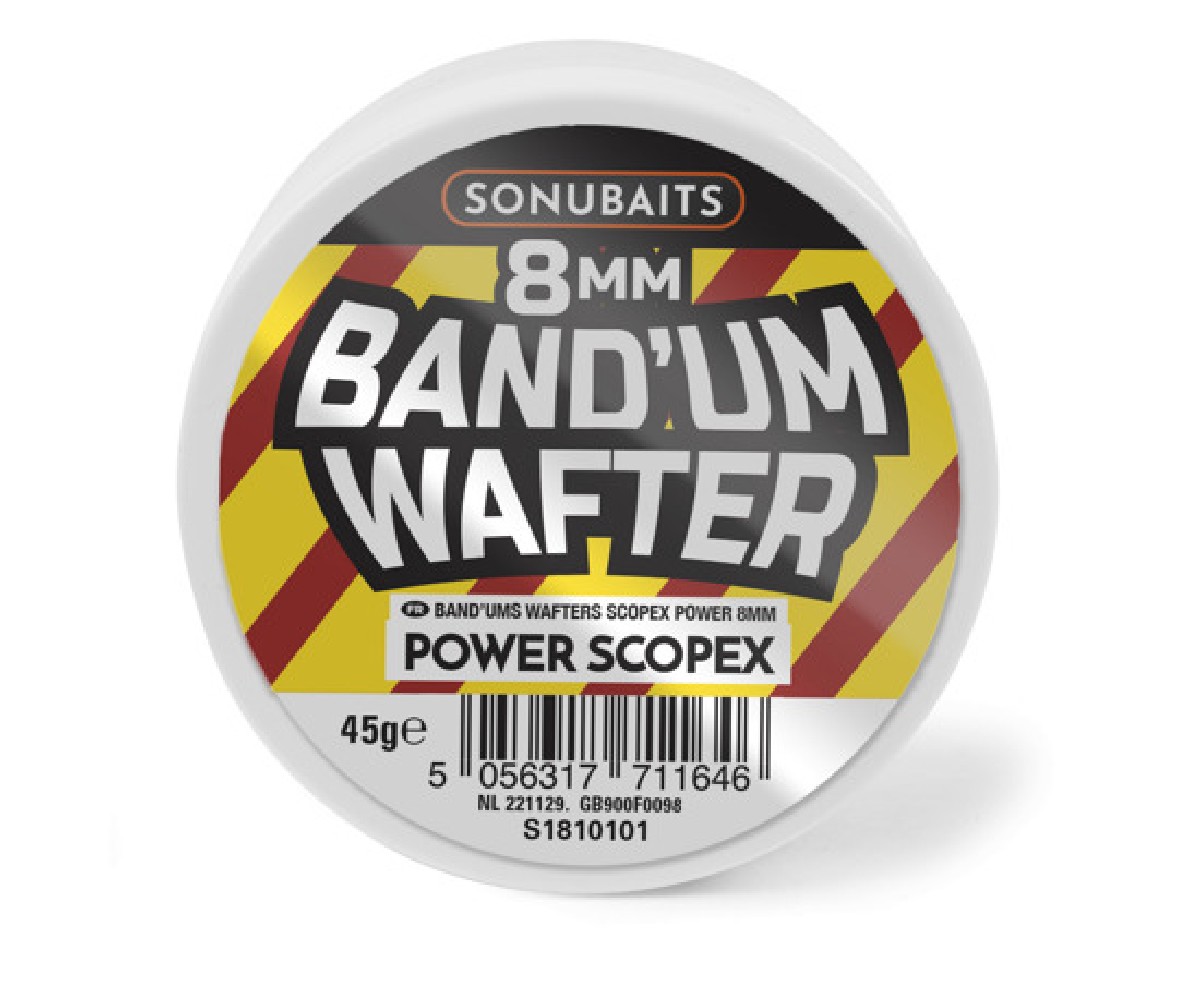 Sonubaits Band'Um Wafters 8mm Power Scopex Sonubaits Band'Um Wafters 8mm Power Scopex