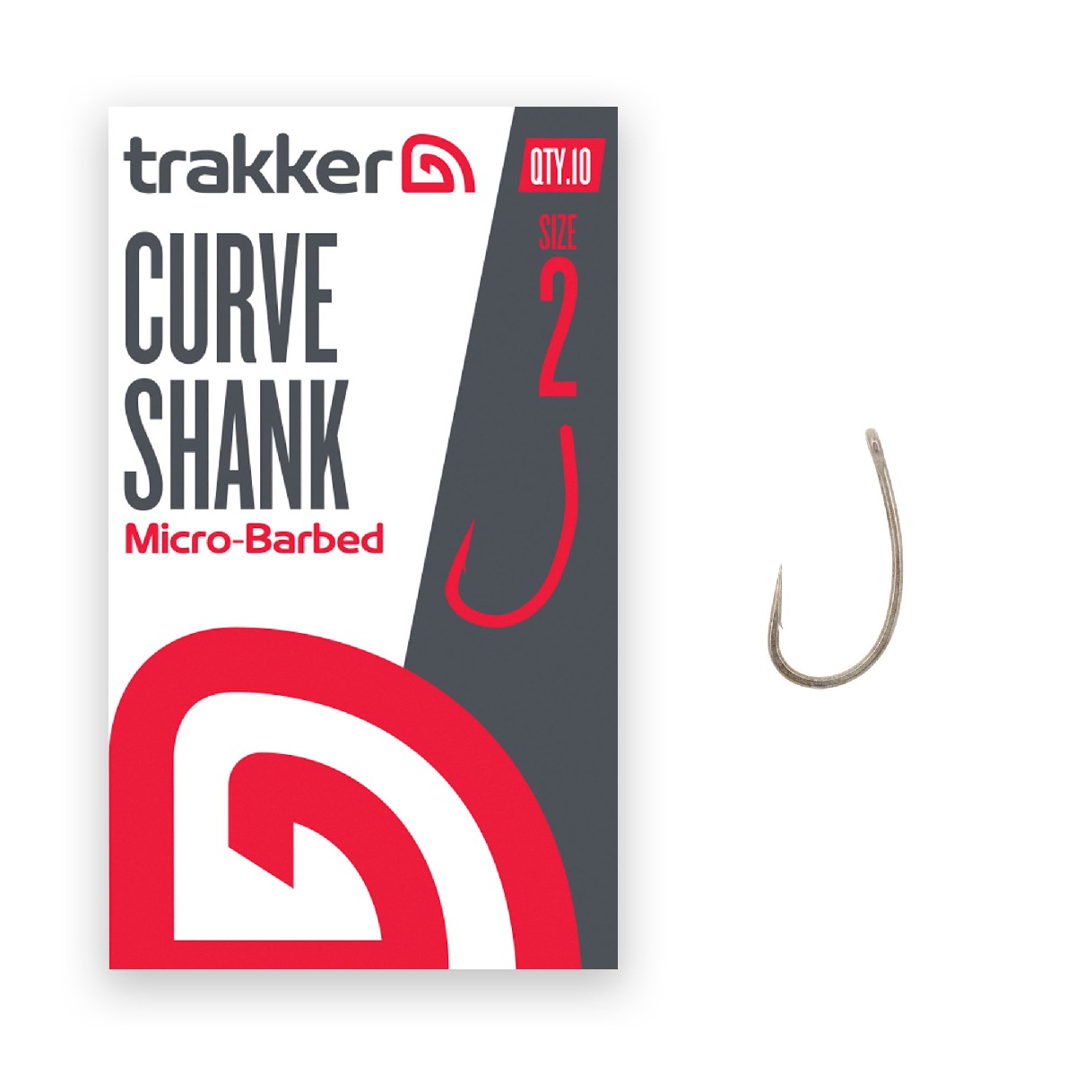 Trakker Curve Shank Hooks Micro Barbed Size 2