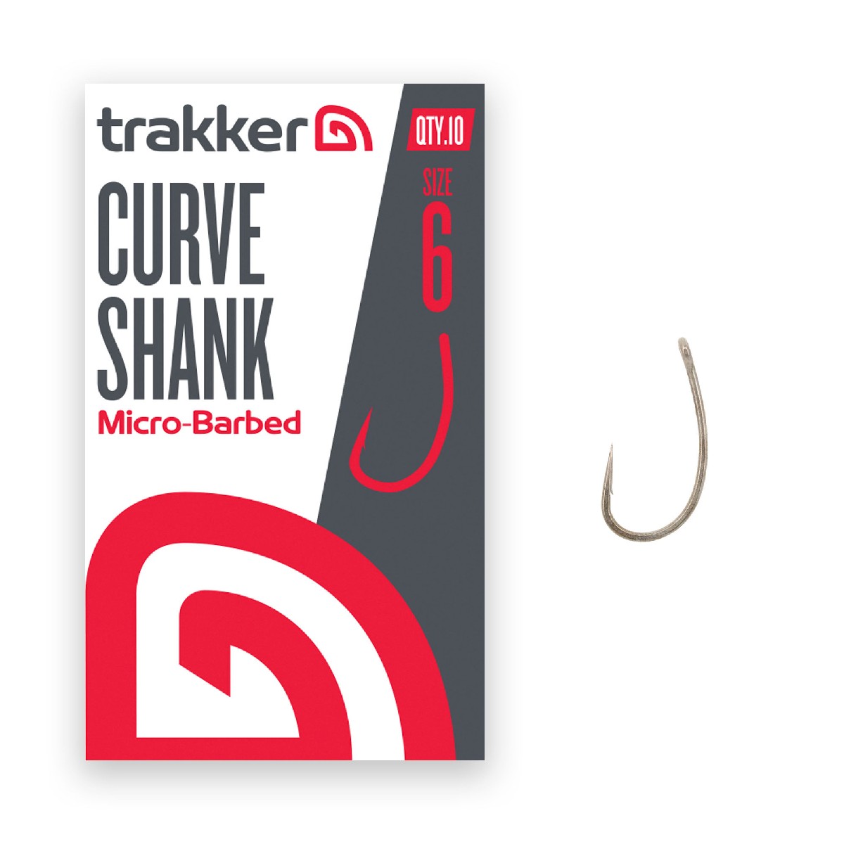 Trakker Curve Shank Hooks Micro Barbed Size 6