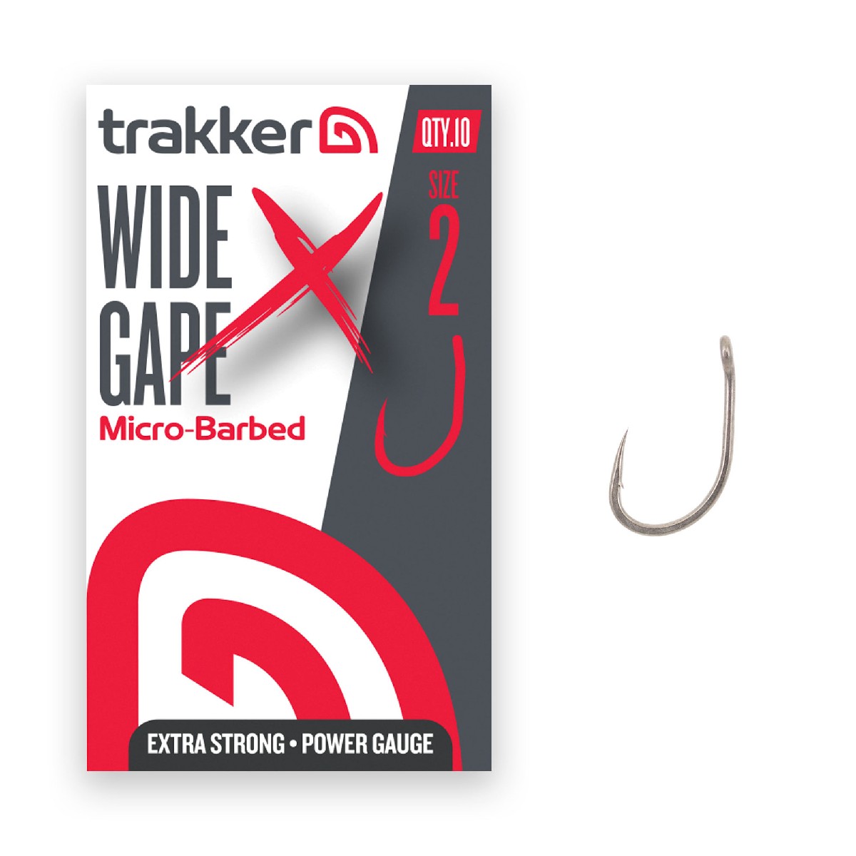 Trakker Wide Gape XS Hooks Micro Barbed Size 2