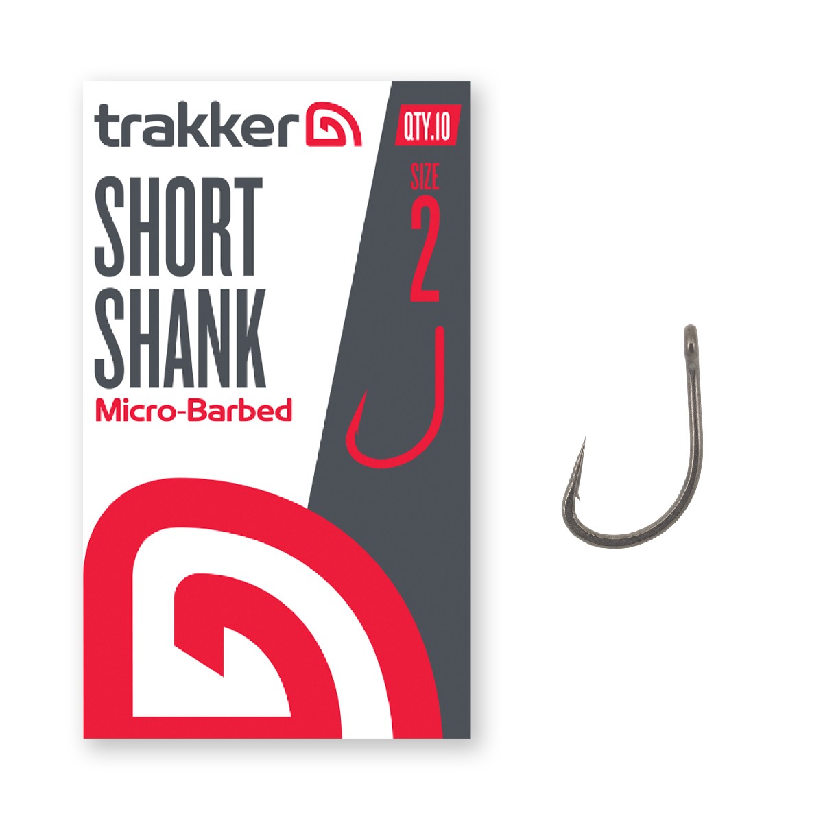 Trakker Short Shank Hooks Micro Barbed Size 2