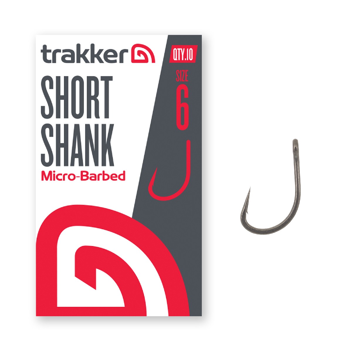 Trakker Short Shank Hooks Micro Barbed Size 6