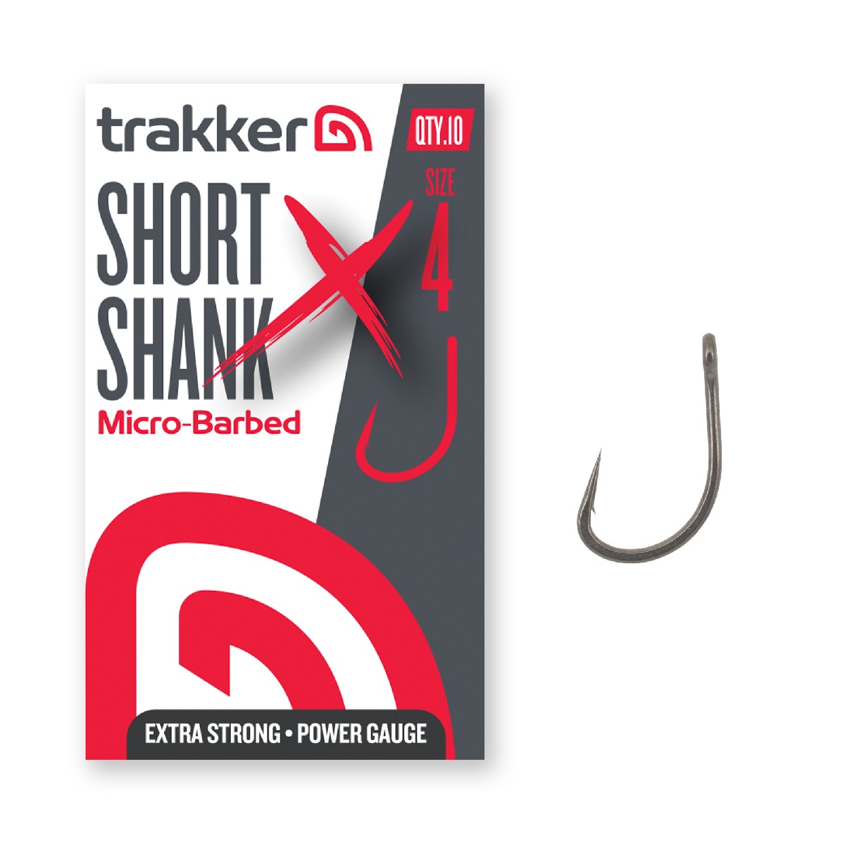 Trakker Short Shank XS Hooks Micro Barbed Size 4
