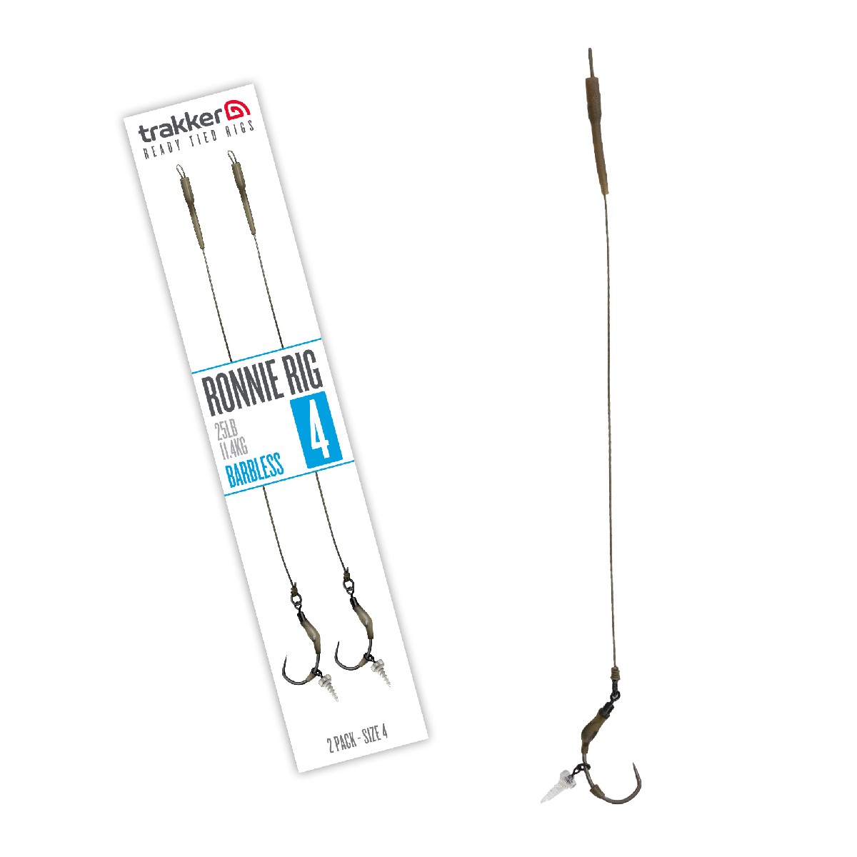 Trakker Ronnie Rig Barbless Size 4 2pc.
