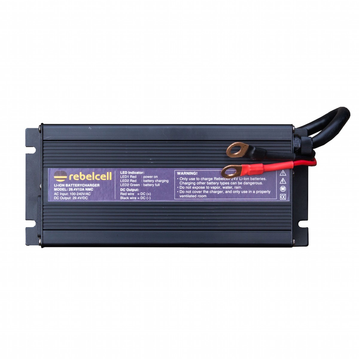 Rebelcell Acculader voor 24V50AH / 24V100AH li-ion accu