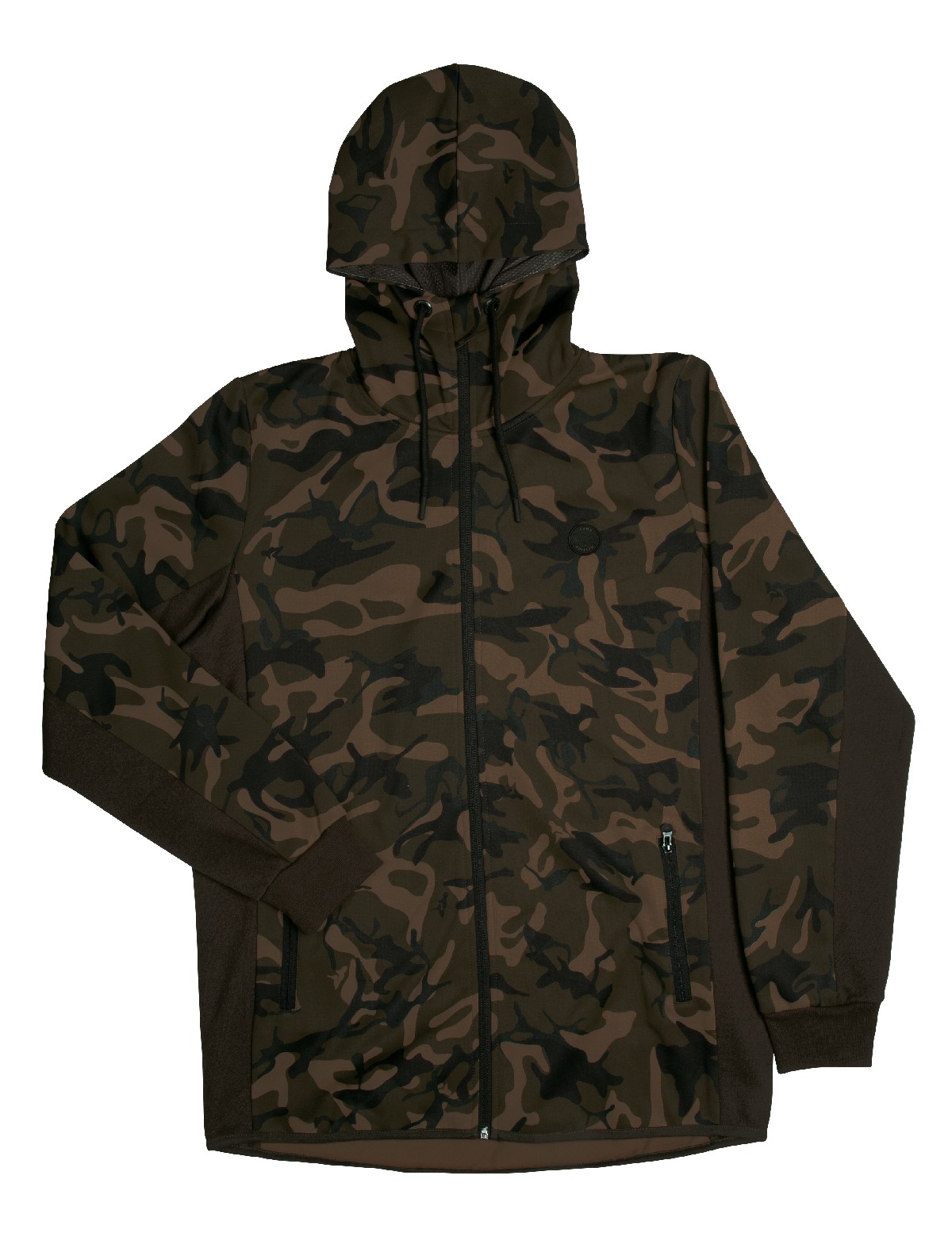 Fox Chunk Camo / Dark Khaki Track Hoodie