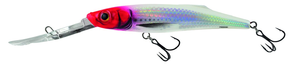 Salmo Freediver 9Cm Holographic Red Head