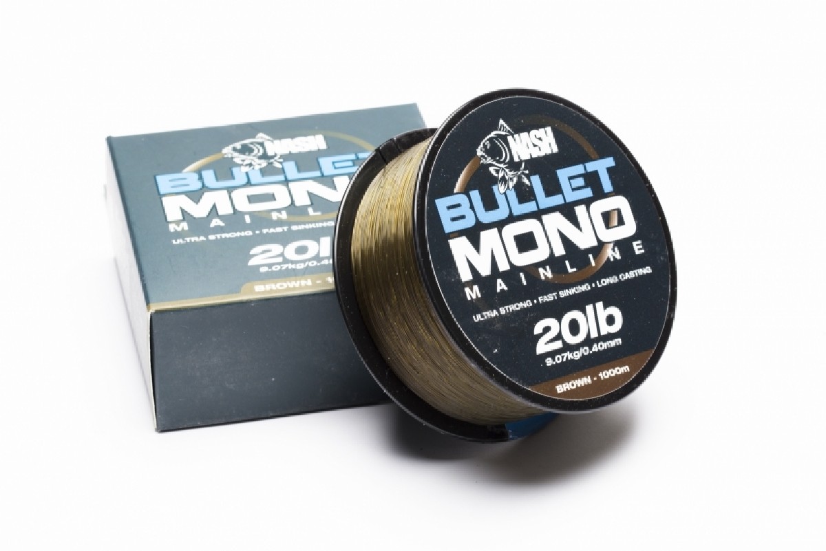 Nash Bullet Mono Green 0.33mm 12 lbs