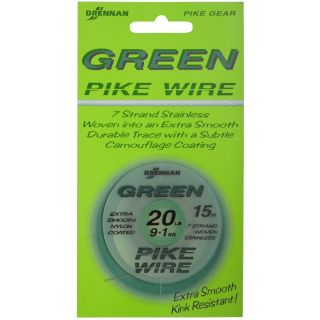 Drennan Green Pike Wire 15m 24lb 0,41mm 10,9kg
