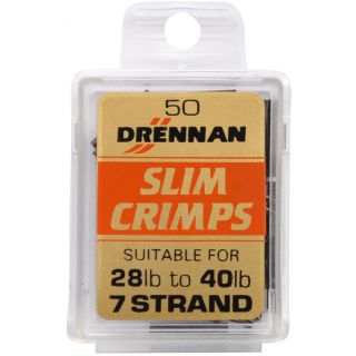 Drennan Slim Crimps sleeves 50st 15-28lb 0.75 mm