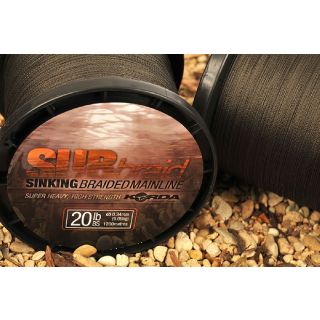 Korda Sub Braid 1200M 20lb - 9,09Kg 0.34mm