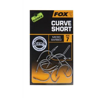 Fox Edges Armapoint Curve Shank Short Size 4 10St.