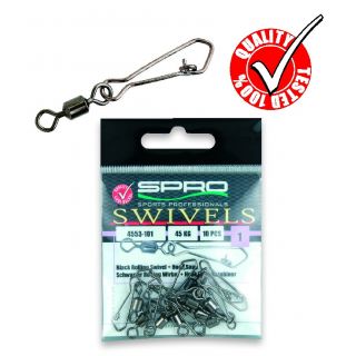 Spro Rolling swivel + Hook snap 5 25kg