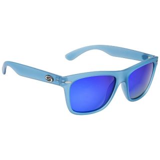 Strike King Plus Cash Matte Translucent Blue Frame White Blue Mirror Gray Base Lens
