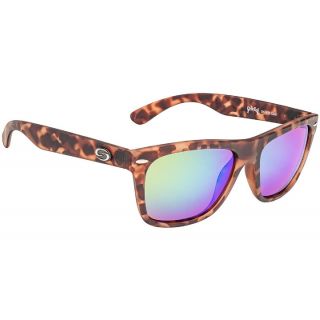 Strike King Plus Cash Matte Tortoiseshell Frame Green Mirrror Amber Base Lens