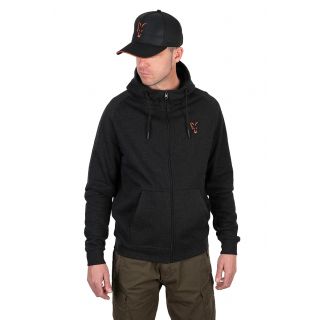 Fox Collection Lightweight Hoody Black & Orange Medium