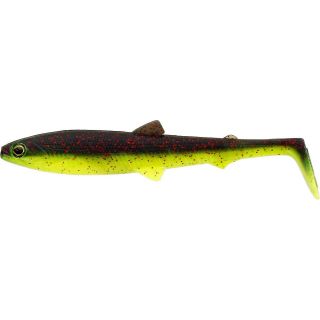 Westin BullTeez Shadtail 9,5cm Black/Chartreuse