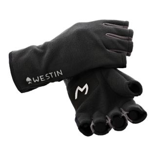 Westin Half Fleece Gloves Carbon Black Medium