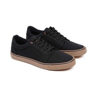 Fox Black Canvas Shoe Size 44