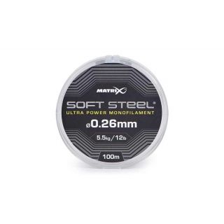 Fox Matrix Soft Steel Ultra Power Monofilament 100m 0.26 mm