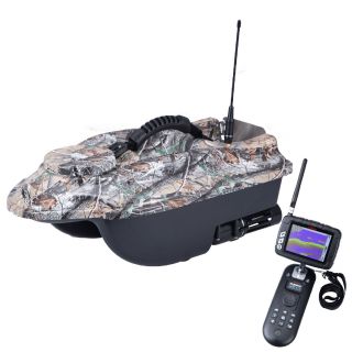 Boatman Actor Pro Voerboot Fishfinder en GPS Camo / Zwart