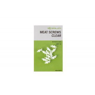 Korum Meat Screws Clear