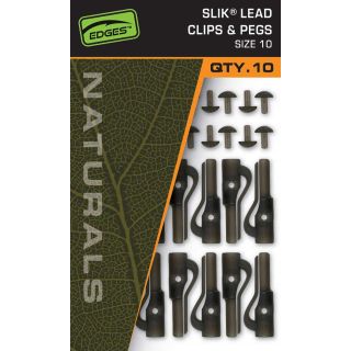 Fox Naturals Size 10 Slik Lead Clip & Pegs