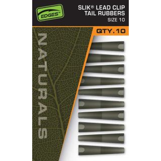 Fox Naturals Size 10 Slik Lead Clip Tail Rubber