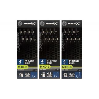 Matrix MXC-6 F1 Band Rigs 10cm 8st. 18 Barbless / 0.125mm